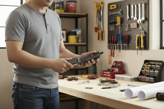 Banner con persona usando el producto